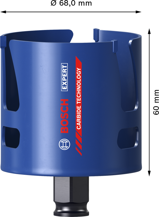 Bosch Lochsaege EXPERT ConstructionMaterial 68mm