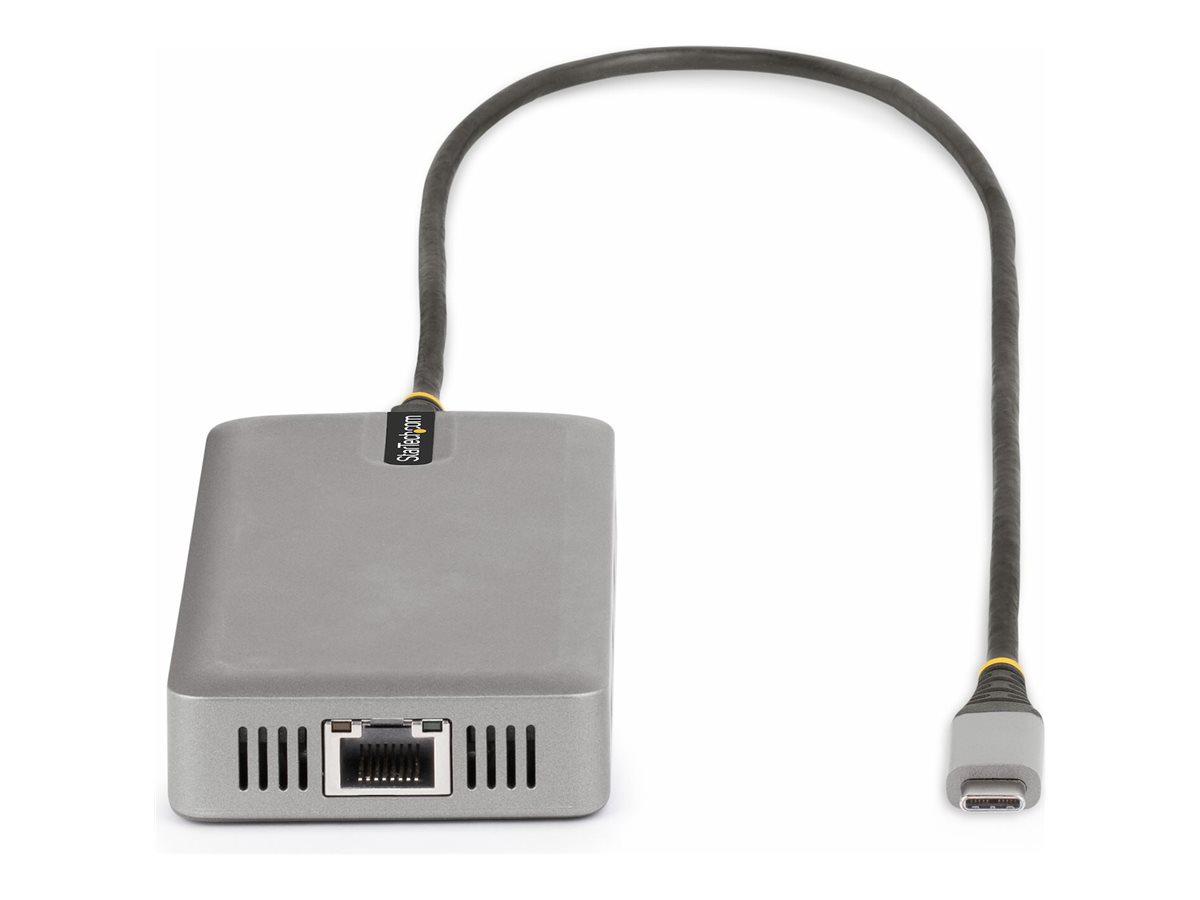 STARTECH.COM USB-C Multiport Adapter 3monitor Laptop Dockingstation 3x 4K HDMI &amp DP 3x USB-A 100W PD GbE Reisedock TB3/TB4 Dock
