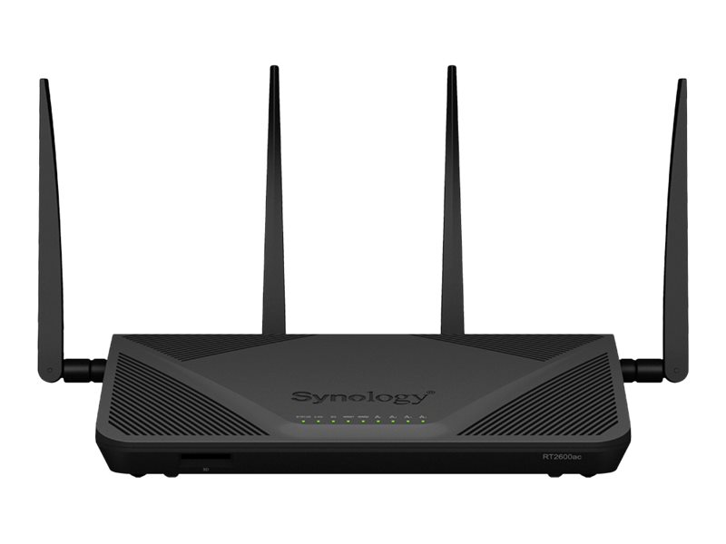 SYNOLOGY RT2600AC Router 1GHz Dual Core 521MB DDR3 1xUSB3 1xUSB2 1x SD Card slot 4xRJ45 1xRJ45 WAN