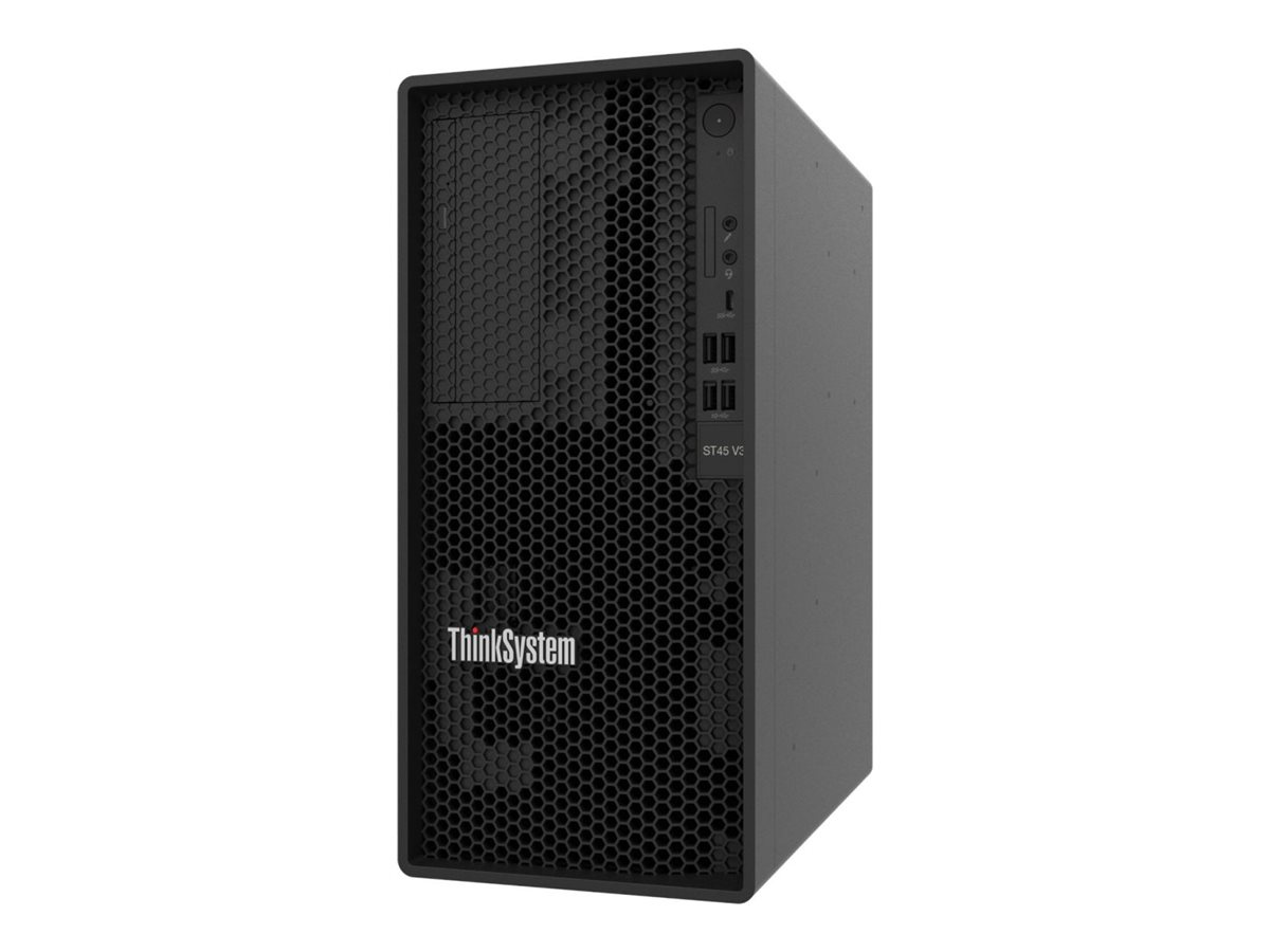 LENOVO ISG ThinkSystem ST45 V3 AMD EPYC 4124P 4C 38GHz 16MB Cache 65W No RAID 2x1TB SATA 1x16GB 500W No DVD 3 year
