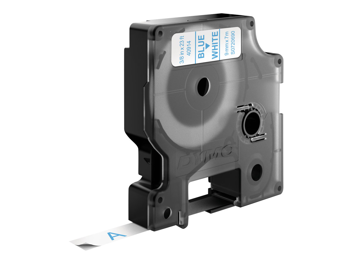 DYMO Schriftband D1 40914 S0720690, 9 mm blau auf weiÃ