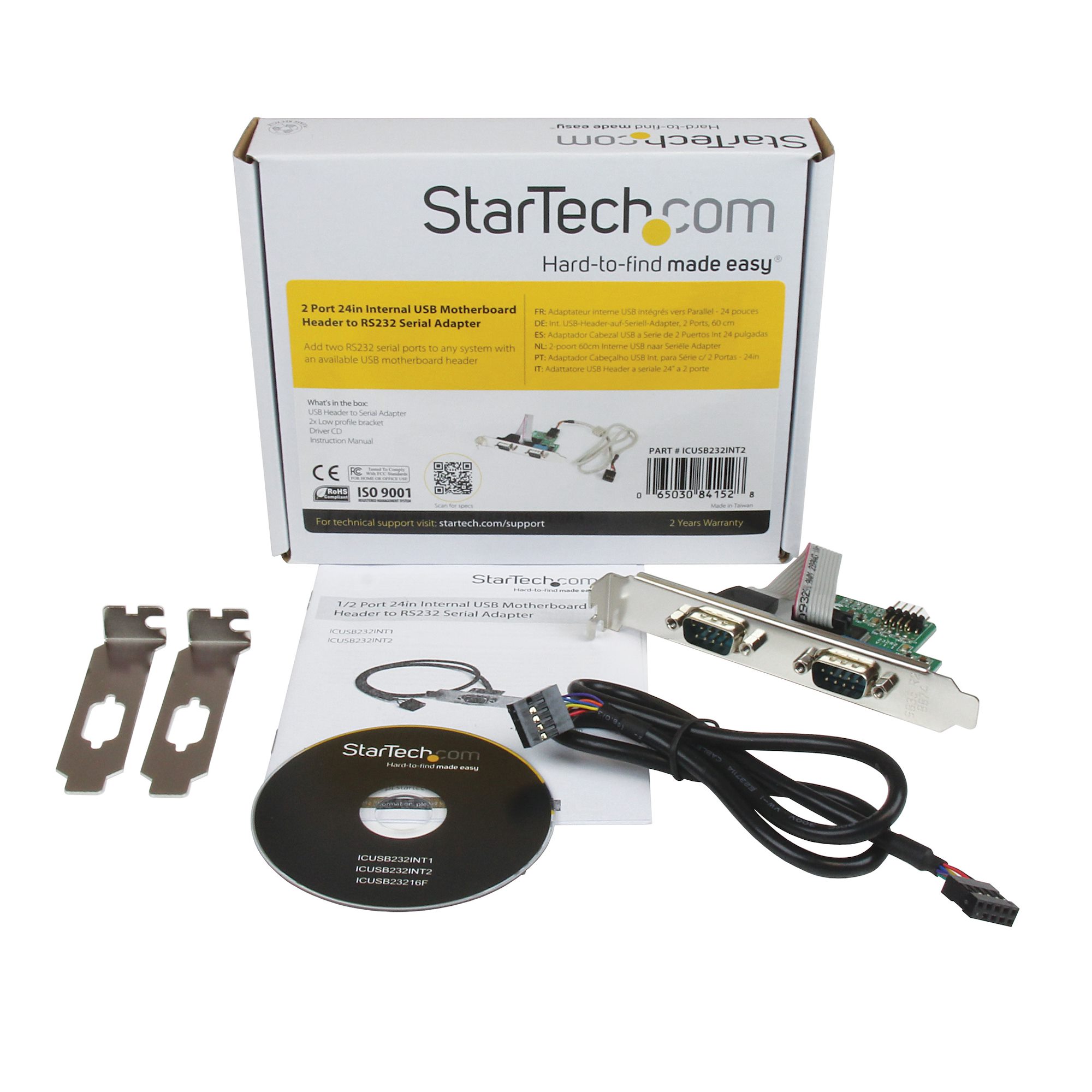 STARTECHCOM 4 Port industrieller USB auf RS232422485 Serieller Adapter 15kv ESD Schutz USB zu Seriell Adapter