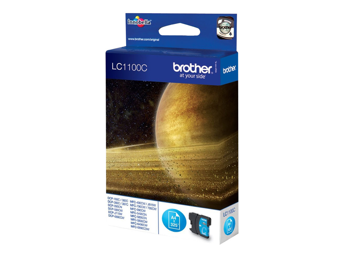 BROTHER LC-1100 Tinte cyan Standardkapazitaet 5.5ml 325 Seiten 1er-Pack BROTHER LC-1100 Tinte cyan Standardkapazitaet 5.5ml 325 Seiten 1er-Pack
