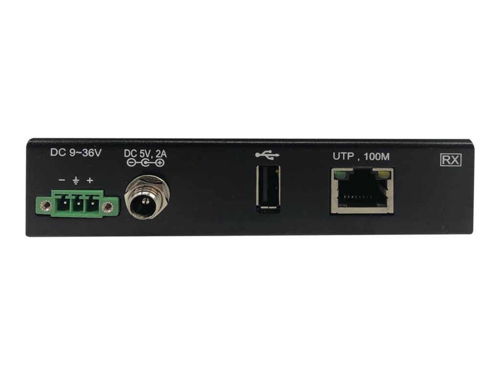 EATON TRIPPLITE 1-Port Industrial USB over Cat6 Extender ESD Protection PoC USB 2.0 Mountable 330ft. 100m TAA