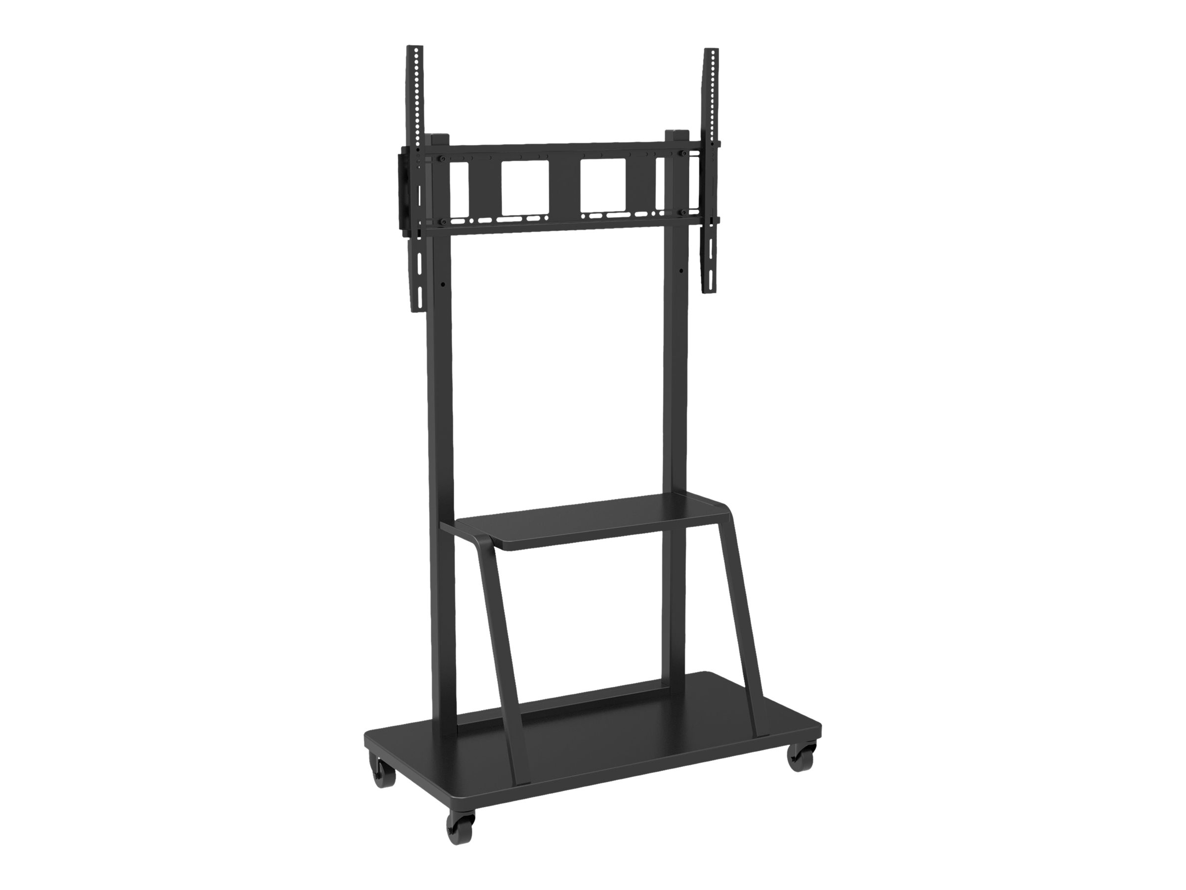 TECHLY TV Wagen fuer LCD TV 139,7cm 55zoll bis 254cm 100zoll Hoehenverstellbar mit Fachboden Tragkraft bis150Kg Standfuss mit Rollen TECHLY TV Wagen fuer LCD TV 139,7cm 55zoll bis 254cm 100zoll Hoehenverstellbar mit Fachboden Tragkraft bis150Kg Standfuss mit Rollen