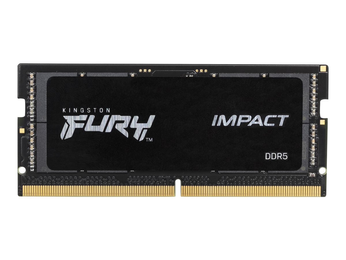 KINGSTON 32GB 5600MT/s DDR5 CL40 SODIMM Kit of 2 FURY Impact PnP KINGSTON 32GB 5600MT/s DDR5 CL40 SODIMM Kit of 2 FURY Impact PnP