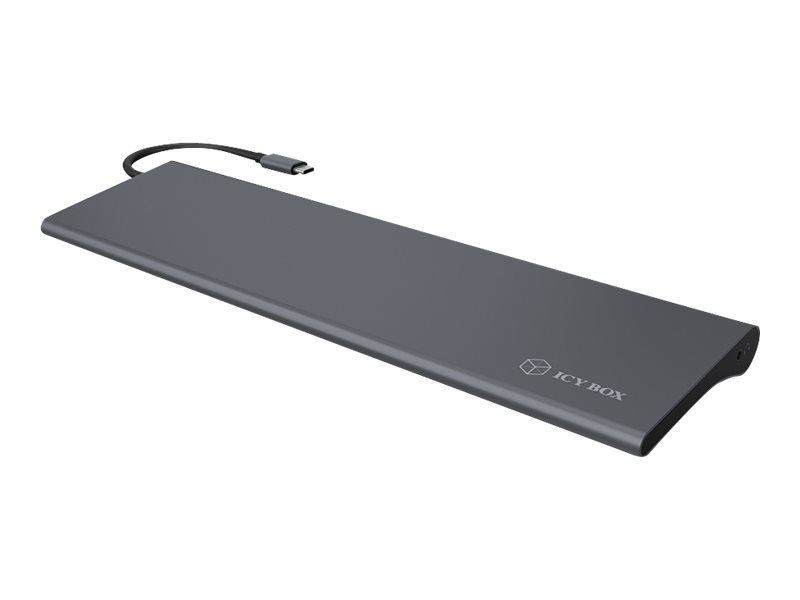 ICY BOX USB Type-C DockingStation IB-DK2102-C mit dreifacher Videoausgabe HDMI mini DP VGA SD und microSD Gigabit LAN RJ45 ICY BOX USB Type-C DockingStation IB-DK2102-C mit dreifacher Videoausgabe HDMI mini DP VGA SD und microSD Gigabit LAN RJ45