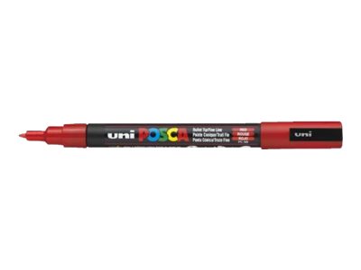 uni-ball POSCA PC-3M Acrylstift rot 0,9 - 1,3 mm, 1 St. uni-ball POSCA PC-3M Acrylstift rot 0,9 - 1,3 mm, 1 St.