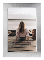 hama Bilderrahmen Riva silber 11,7 x 16,9 cm, 1 St