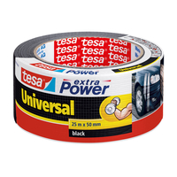tesa extra Power® Universal Gewebeband schwarz 50,0 mm x 25,0 m 1 Rolle tesa extra Power® Universal Gewebeband schwarz 50,0 mm x 25,0 m 1 Rolle