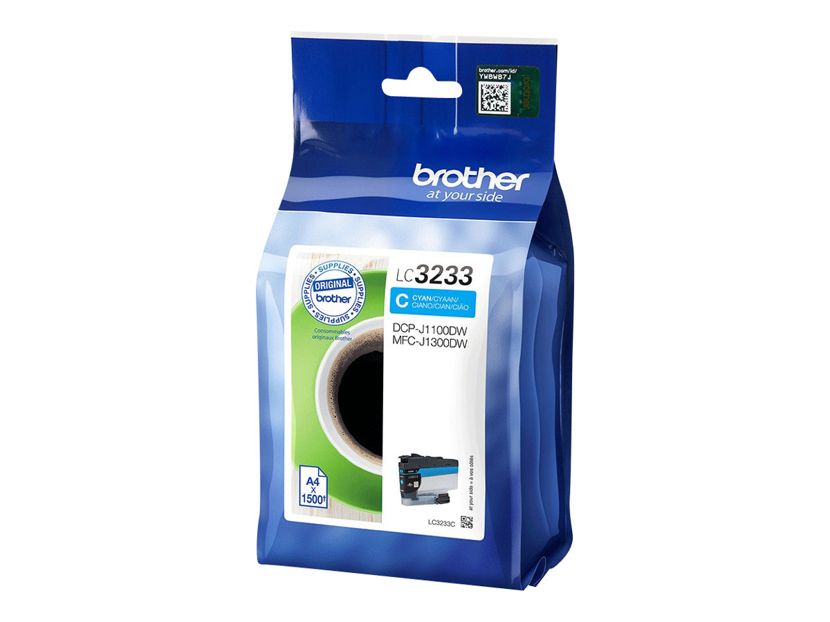 LC3233C BROTHER MFC Tinte cyan 1500 LC3233C BROTHER MFC Tinte cyan 1500