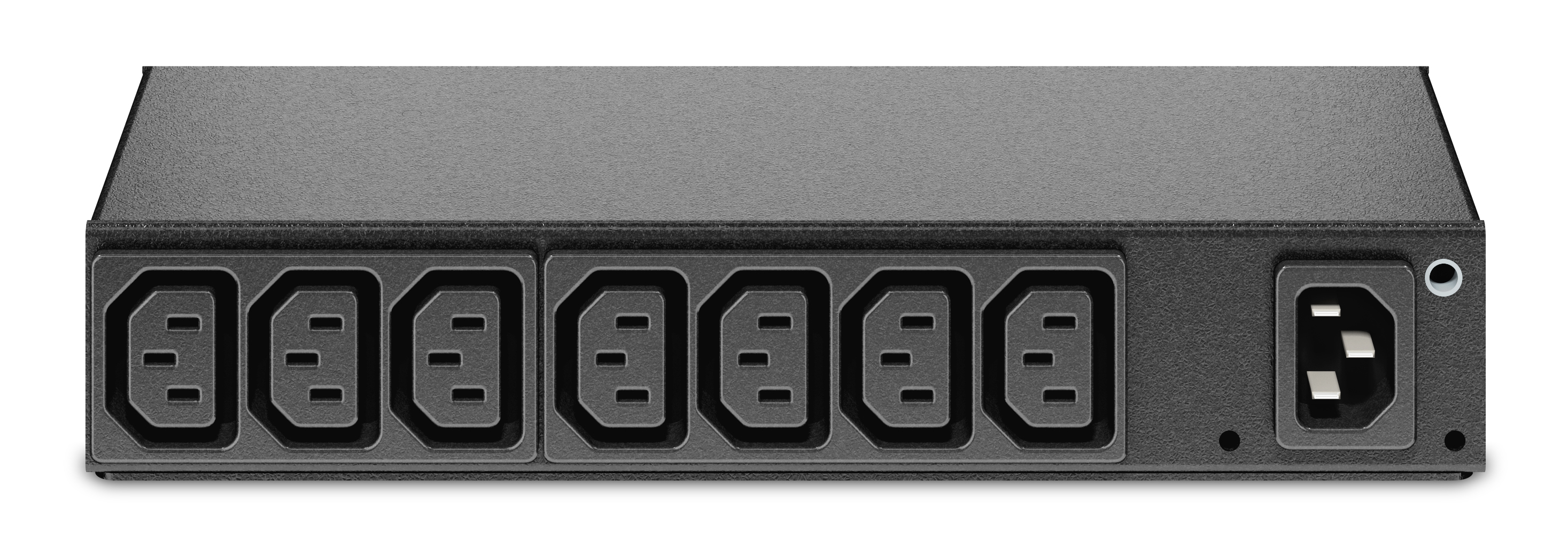 APC Basic Rack PDU AP6015A Rack AC 100120200208230240V input IEC 60320 C14 output connectors 8 power IEC 60320 C13 1U BK