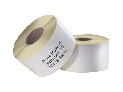 AVERY Zweckform Etikettenrolle fuer Etikettendrucker AS0722550 weiss, 51,0 x 19,0 mm, 1 x 500 Etiketten