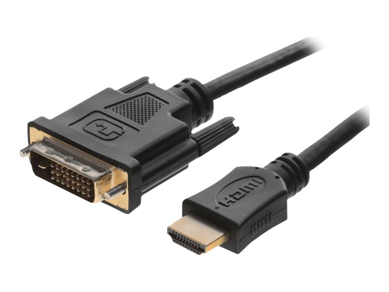 PureLink Anschlusskabel, HDMI Stecker/ DVI-D 18+1 FULL HD, BASIC, 5,0m, schw.