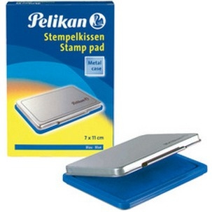 Pelikan 2 Handstempelkissen Blau 70 x 110 mm