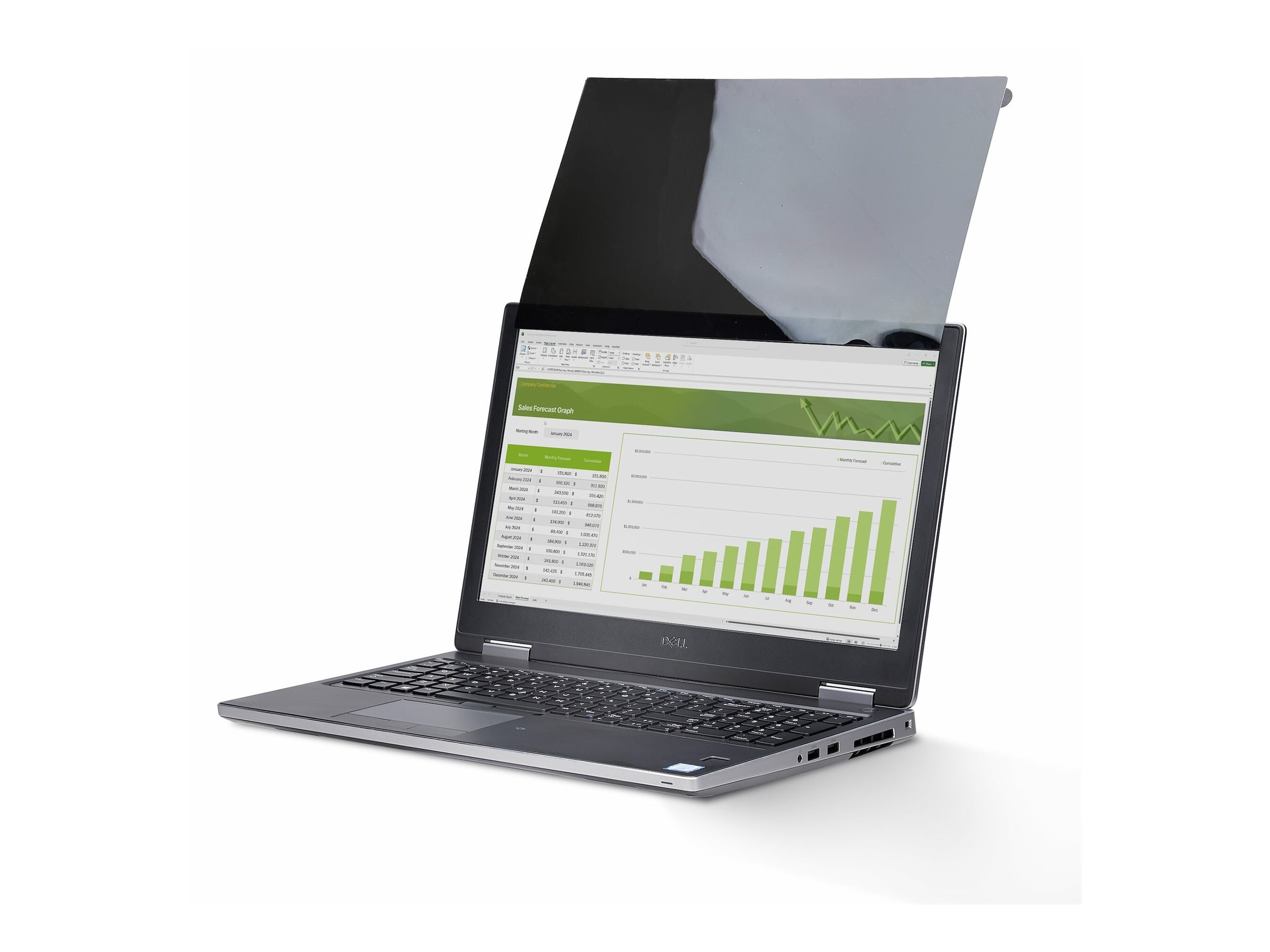 STARTECH.COM 40,64cm 16Zoll 16:10 Touch Blickschutzfilter Laptop Sichtschutzfilter Anti-Glare Blaulichtfilter Flip-Over Blickschutz