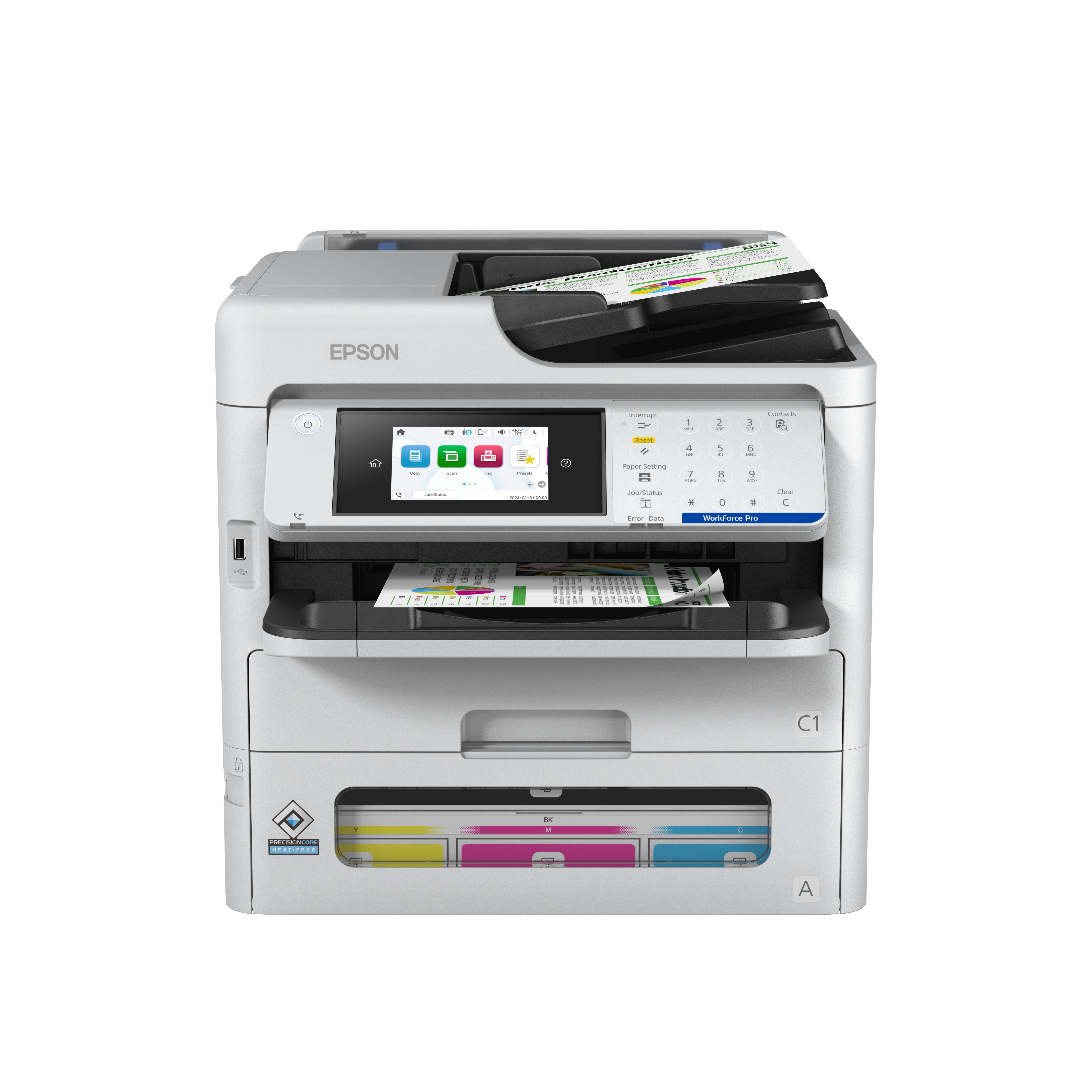 Epson WorkForce Pro EM-C800RDWF USB LAN WLAN