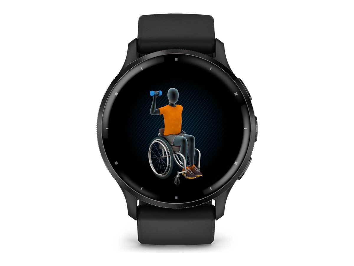 GARMIN Venu 3 Smartwatch schwarz, schiefergrau