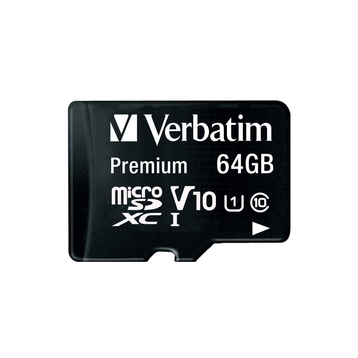 Verbatim microSDXC Speicherkarte 64 GB UHS-I Premium Class 10 + SD Adapter