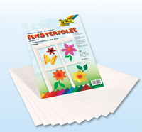 folia Fensterfolie transparent 10 Blatt folia Fensterfolie transparent 10 Blatt