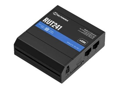 TELTONIKA NETWORKS RUT241 eSIM 4G/LTE/3G/2G EMEA Router TELTONIKA NETWORKS RUT241 eSIM 4G/LTE/3G/2G EMEA Router