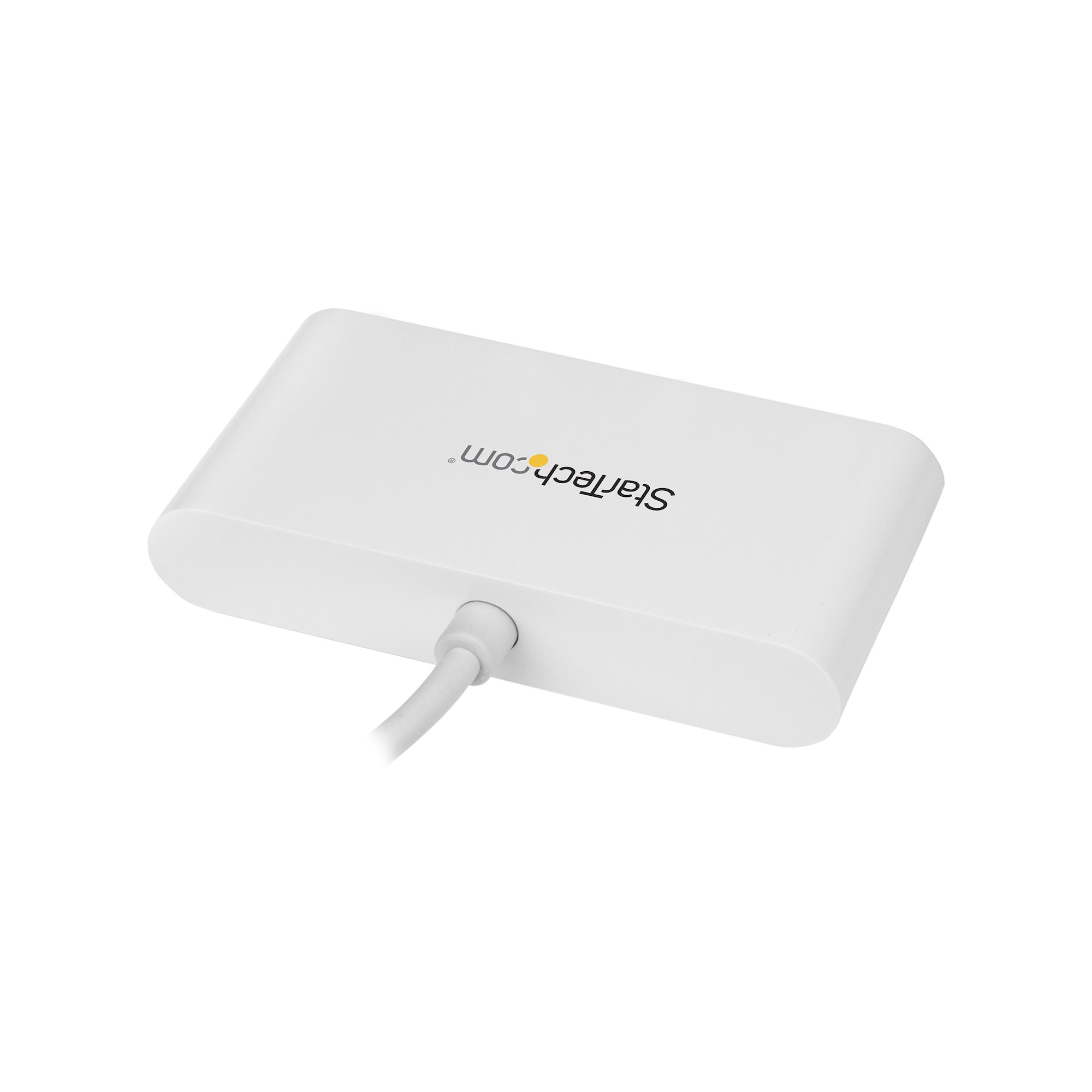 STARTECHCOM USBC Hub 4 Port USB 30 USB C auf 4x USBA Bus Powered Weiss Kompakter USB C Hub USB TypC Adapter