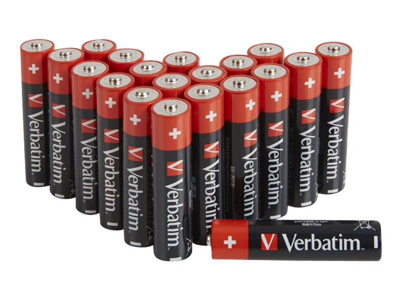 49876 VERBATIM Batterien 20er Pack