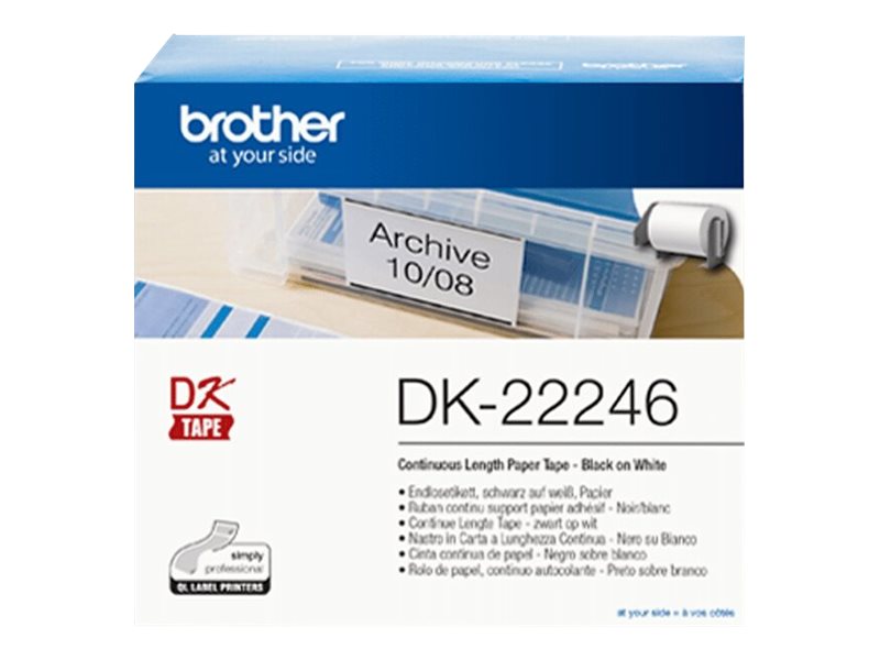 BROTHER Tape DK Tapes - Continuous roll adhesive 103,6mm x 30,48m