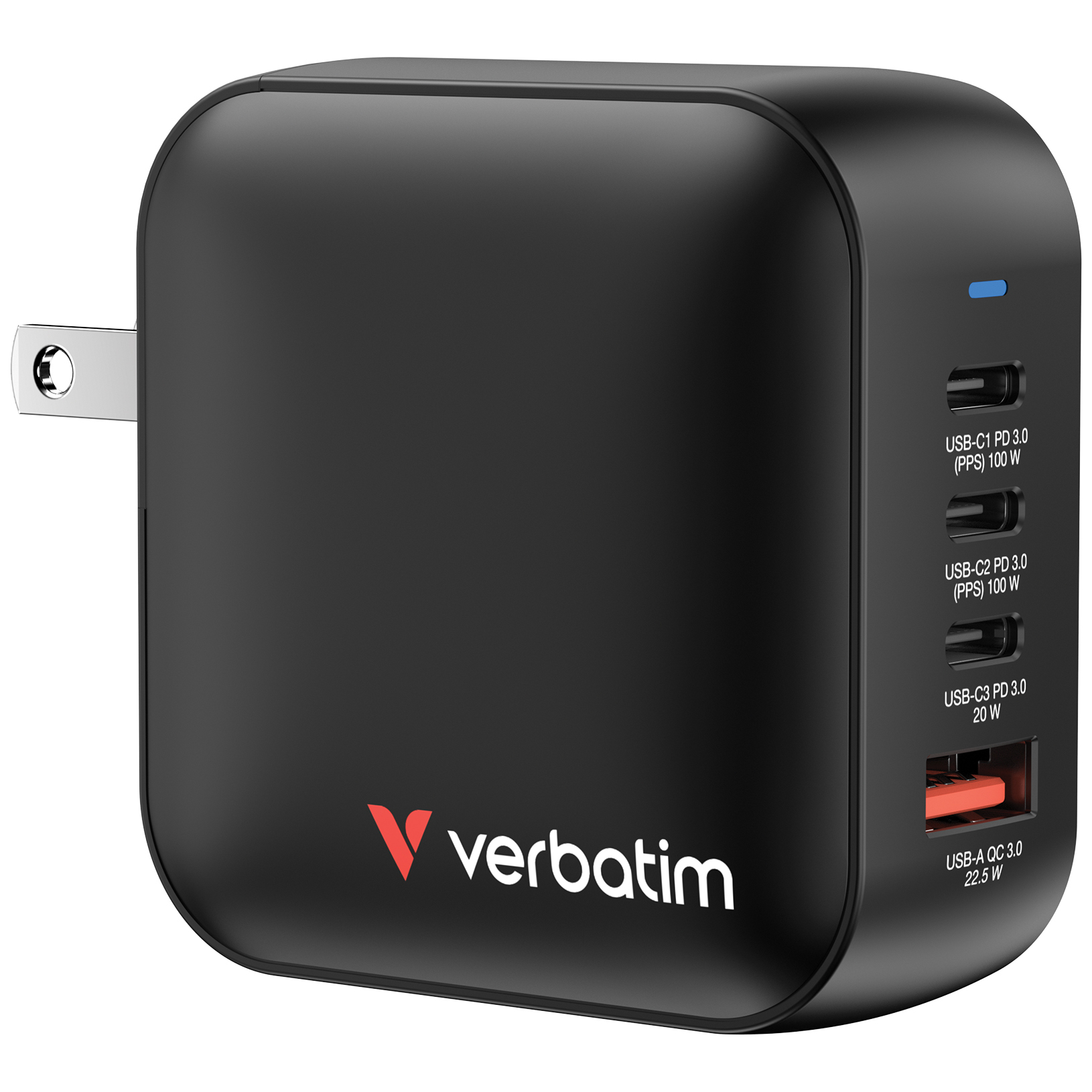 Verbatim Mini GaN Charger 4 Port 100W