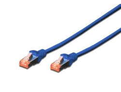 DIGITUS Cat 6 S/FTP Patchkabel 0,25m blau
