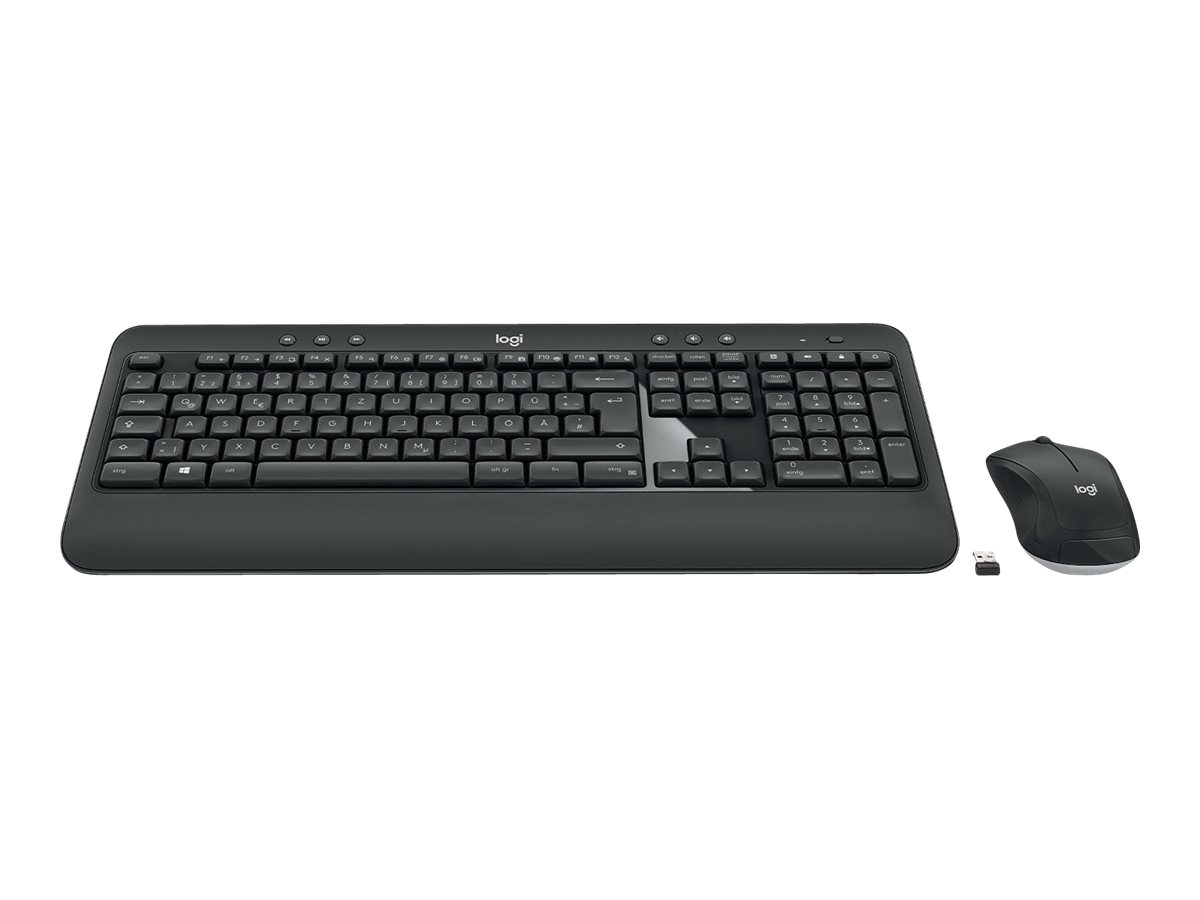 Logitech MK540 ADVANCED Tastatur-Maus-Set kabellos schwarz