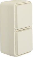 Berker AP-Steckdose SCHUKO 47703522 2fach senkrecht weiss Berker AP-Steckdose SCHUKO 47703522 2fach senkrecht weiss