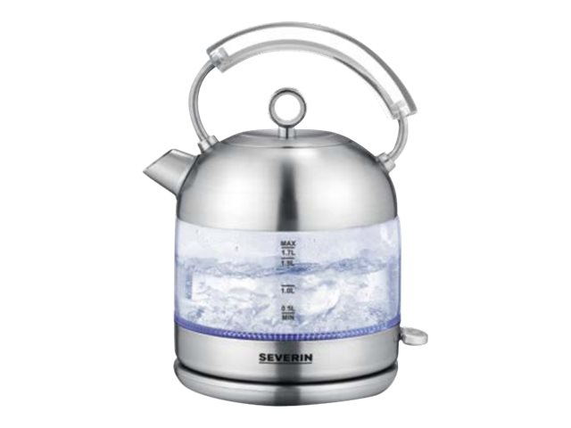 SEVERIN Wasserkocher WK 3459 Retro silber 1,7 l 2400 W SEVERIN Wasserkocher WK 3459 Retro silber 1,7 l 2400 W