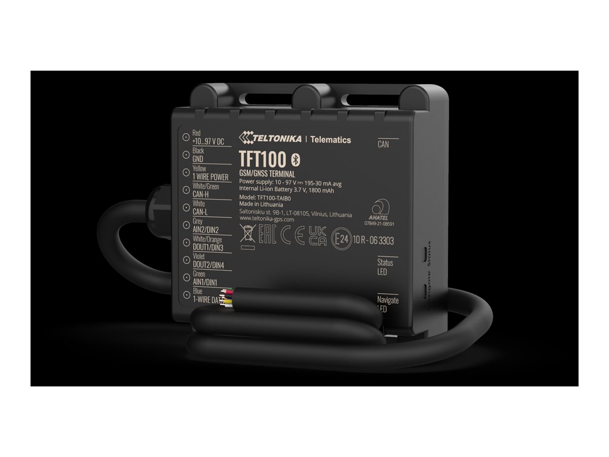 TELTONIKA TELEMATICS TFT100 2G Tracker mit Hochvolt-Unterstützung für E-Mobilität und Schwermaschinen