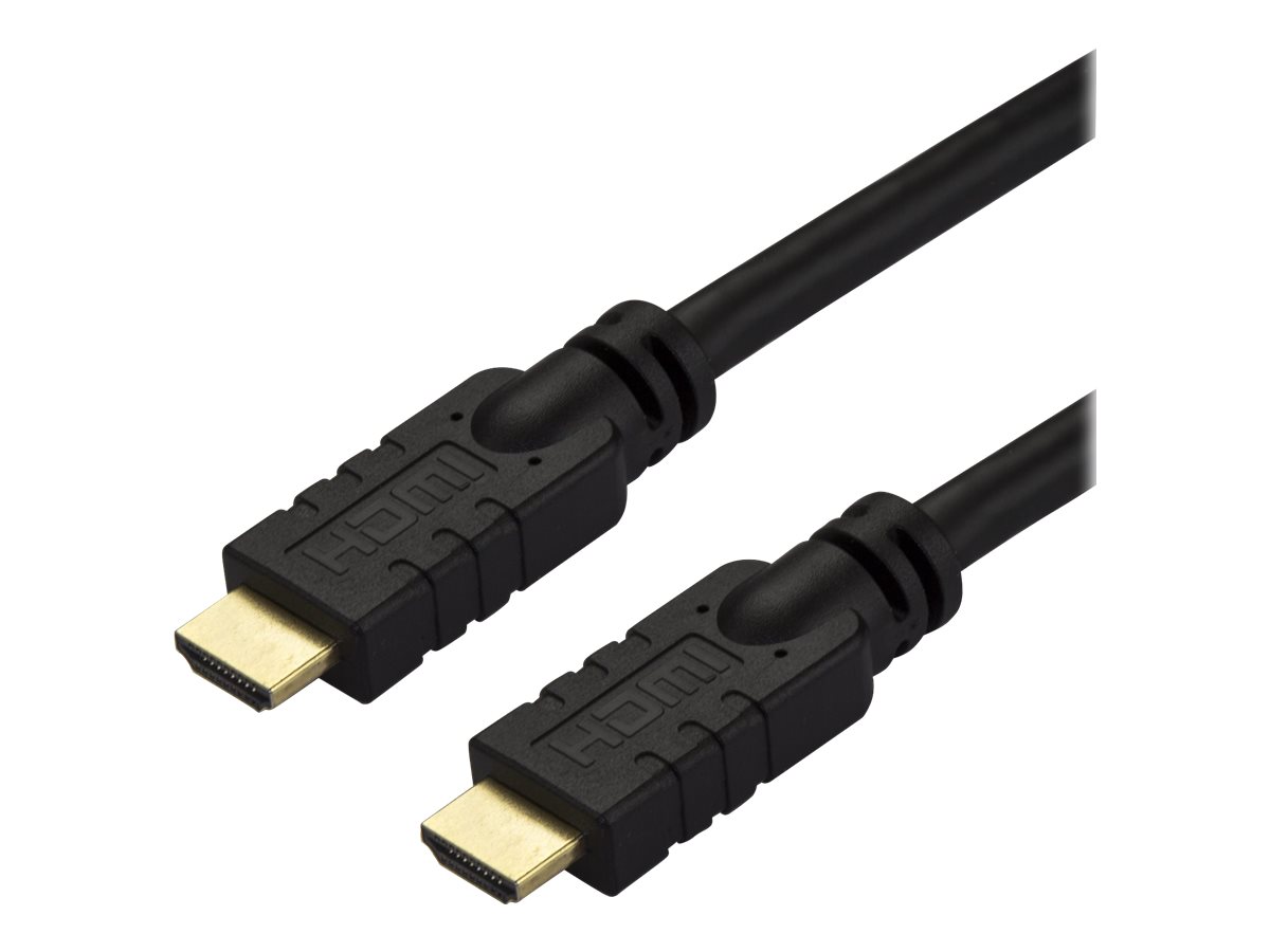 StarTech.com CL2 HDMI Cable - 30 ft / 10m - Active - High Speed - 4K HDMI Cable - HDMI 2.0 Cable - In Wall HDMI Cable with Ethernet (HD2MM10MA) - HDMI-Kabel - 10 m
