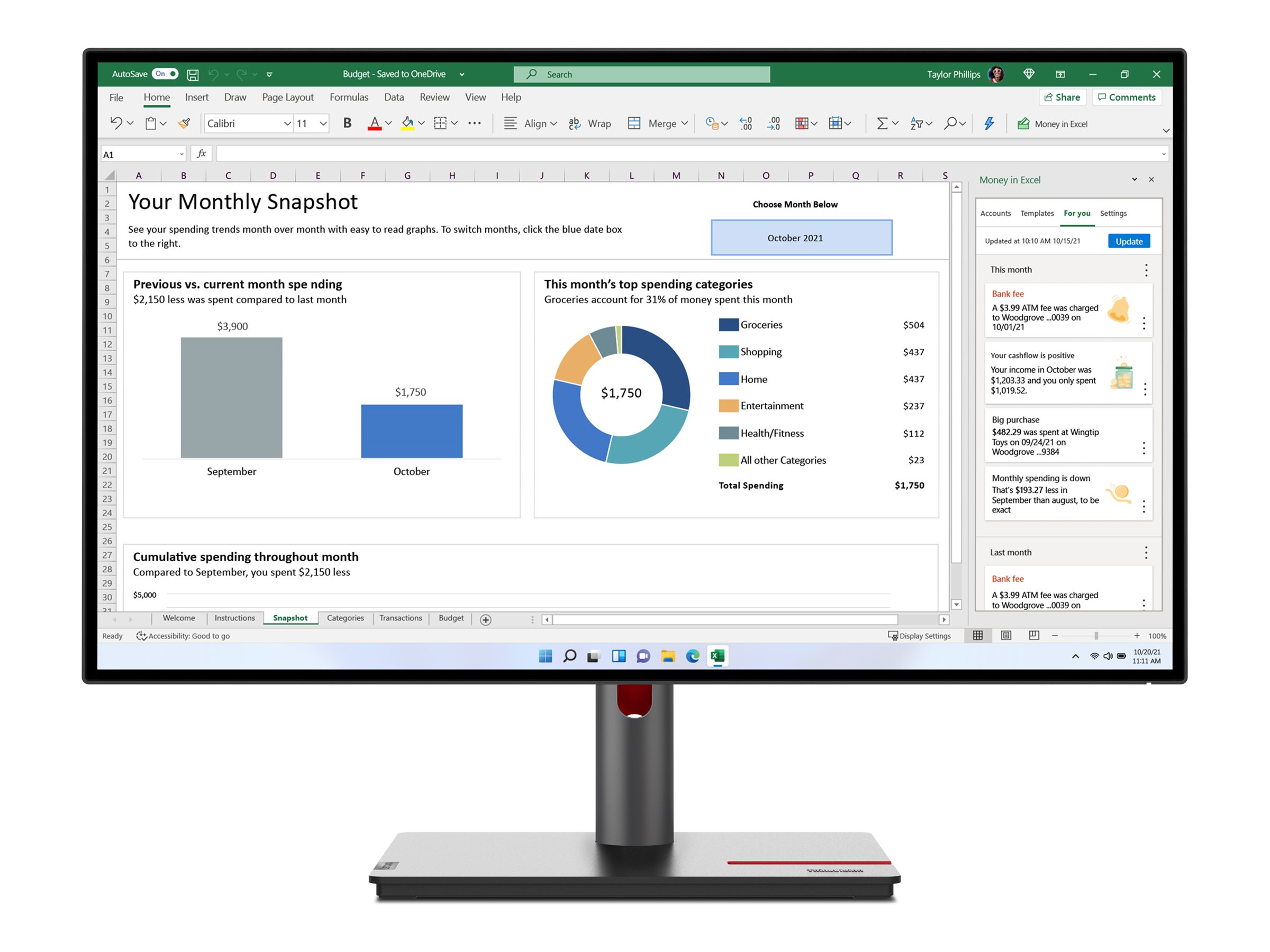 LENOVO ThinkVision P27h-30 68,58cm 27Zoll 2560x1440 IPS 16:9 350cd/m2 HDMI DP USB Type-C Topseller LENOVO ThinkVision P27h-30 68,58cm 27Zoll 2560x1440 IPS 16:9 350cd/m2 HDMI DP USB Type-C Topseller