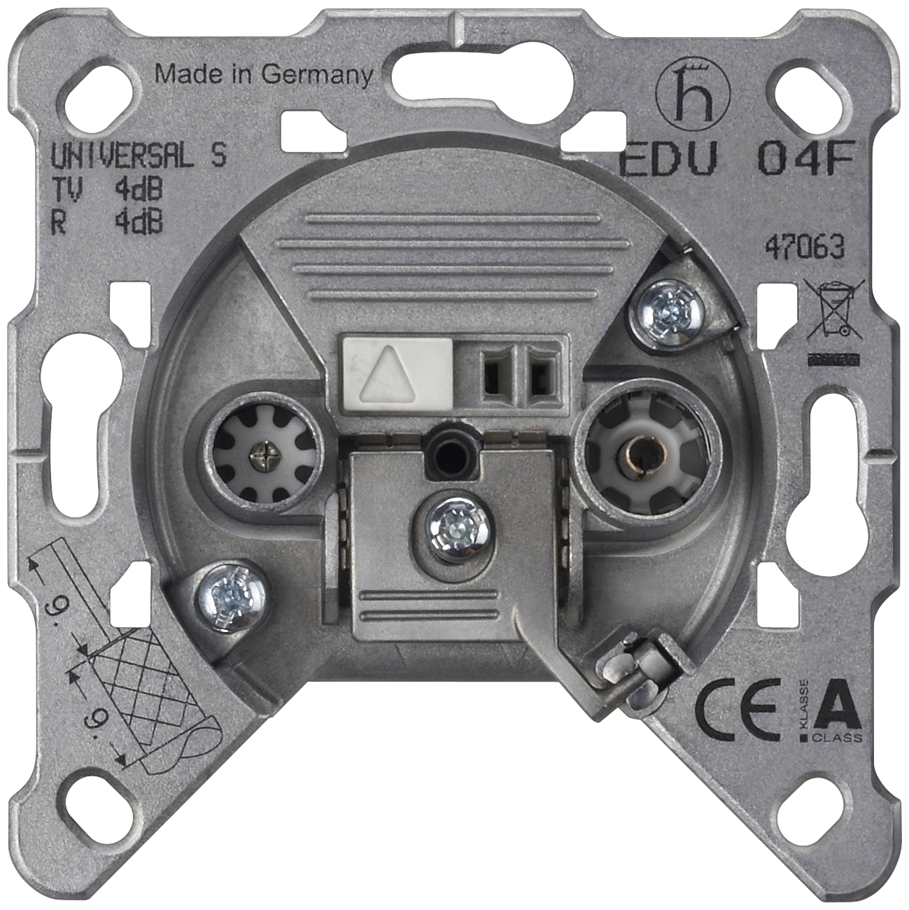 Siemens Geraeteeinsatz 5TG2485 AntennenStichleitungsdose