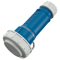 Mennekes Kupplung SCHUKO 10833 16A2P+E 230V DWD blau Mennekes Kupplung SCHUKO 10833 16A2P+E 230V DWD blau