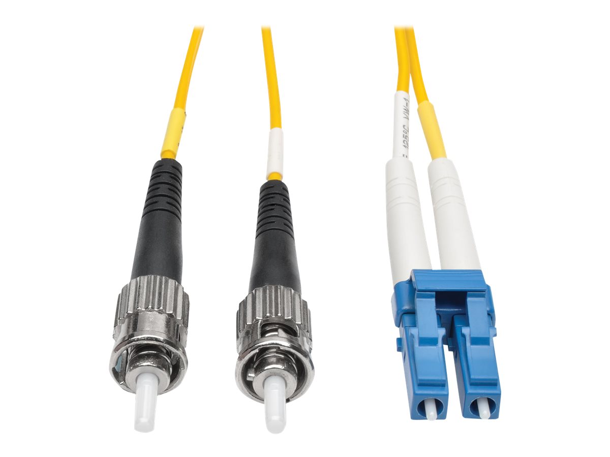 EATON TRIPPLITE Duplex Singlemode 9/125 Fiber Patch Cable LC/ST 3M 10ft.