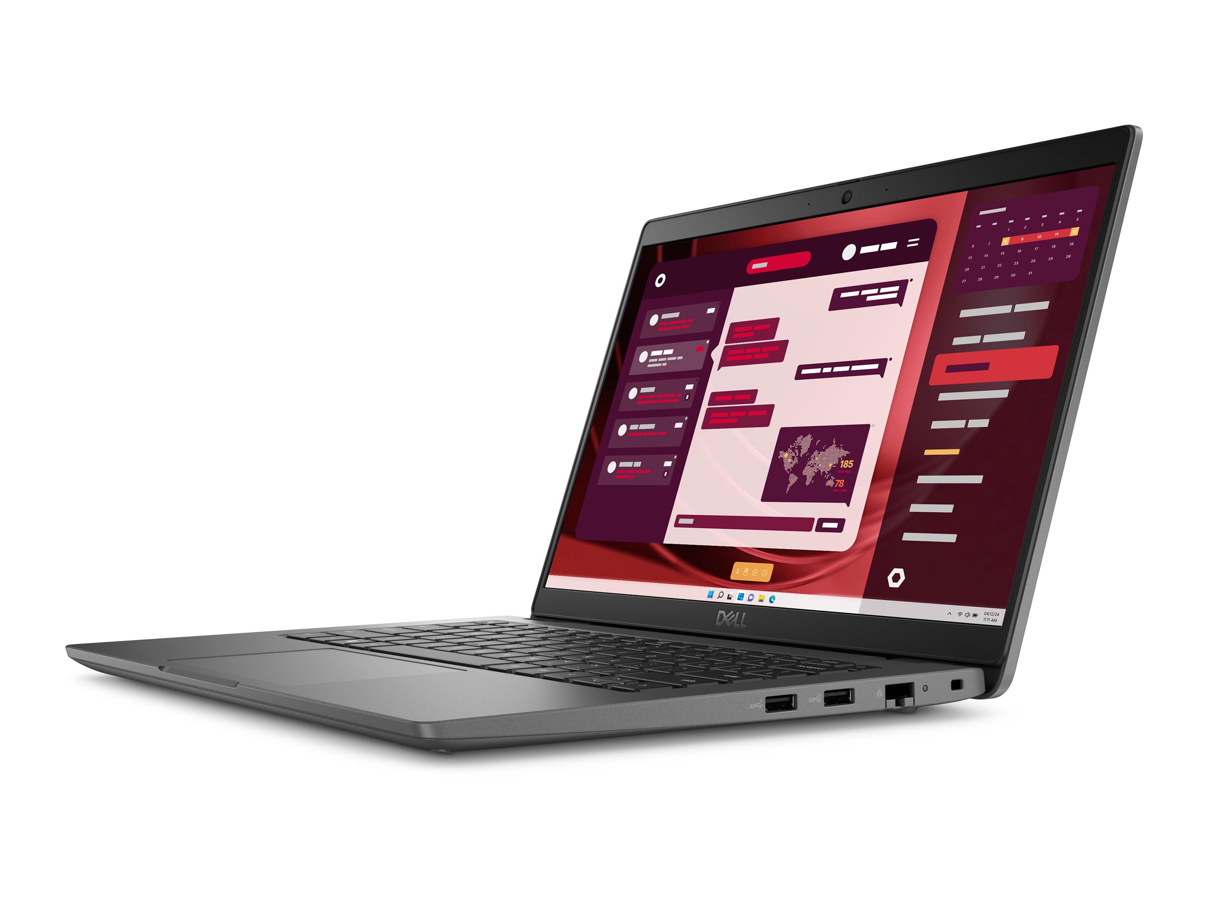 DELL Latitude 3450 i5-1335U 35,56cm 14Zoll FHD+ 16GB 512GB IR Cam & Mic 3 Cell WLAN Backlit Kb W11P 1Y Basic Onsite