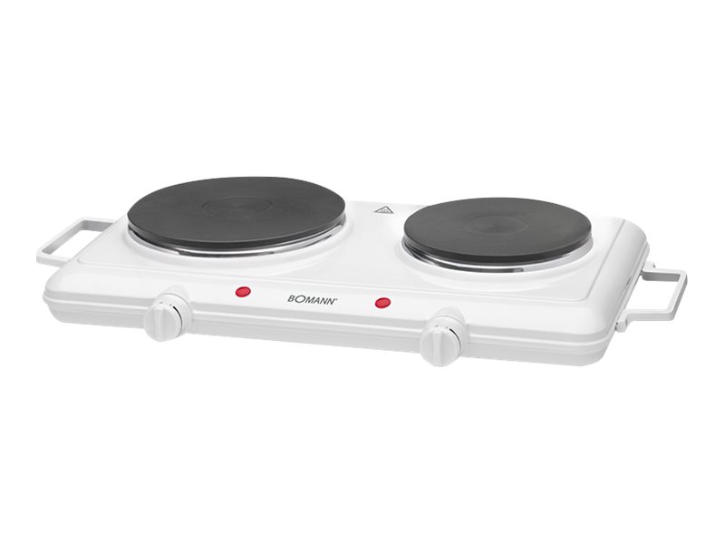 Bomann Doppelkochplatte DKP 5028 CB 1000/1500W weiß Bomann Doppelkochplatte DKP 5028 CB 1000/1500W weiß