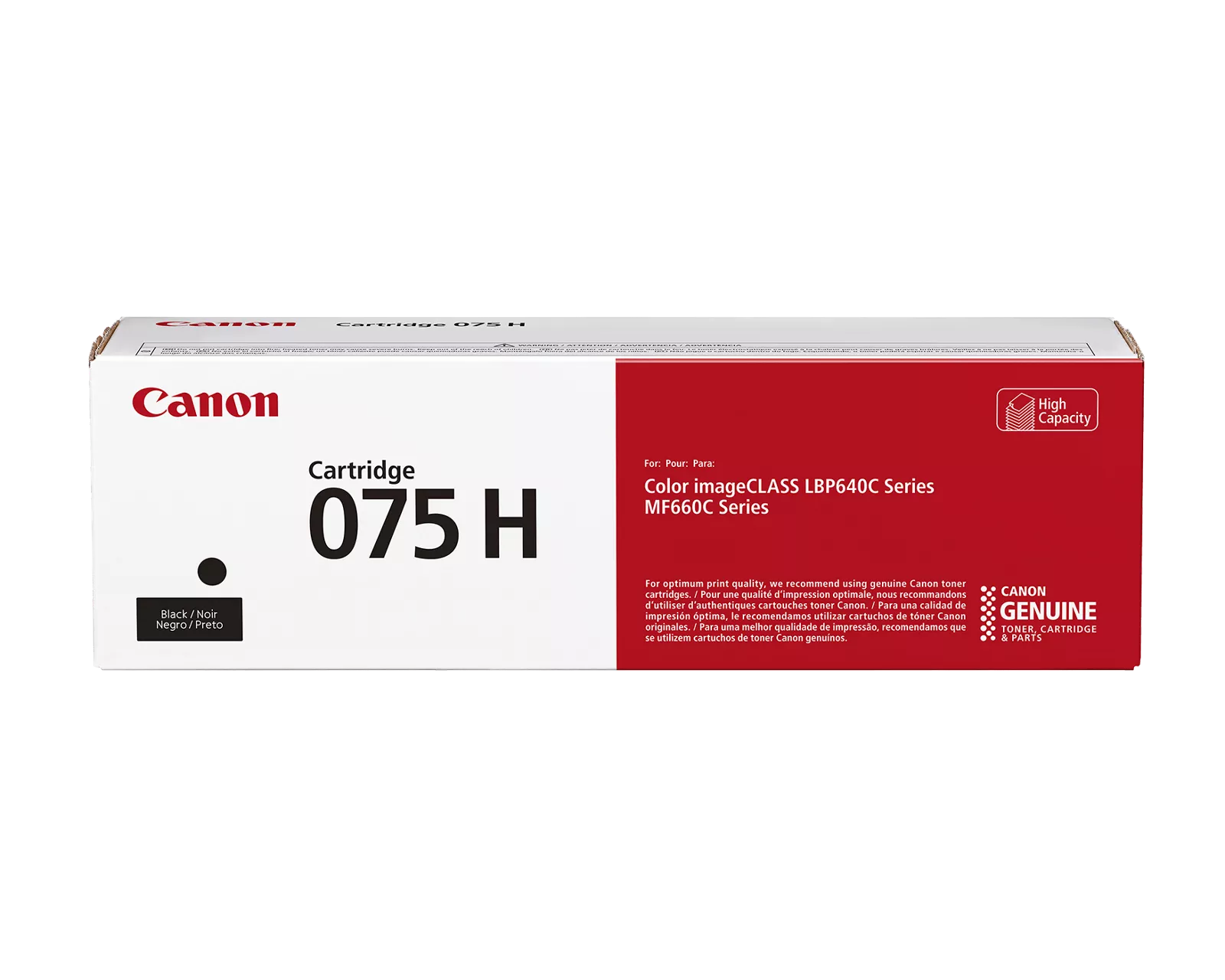 Canon 075H BK schwarz Toner