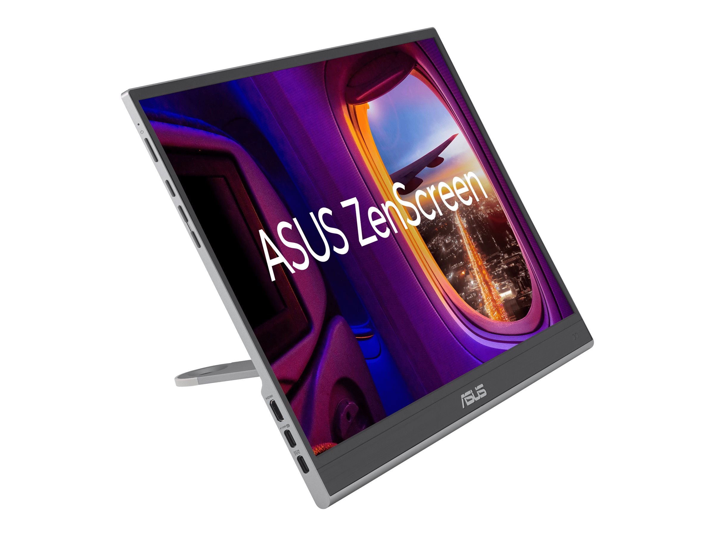 ASUS ZenScreen OLED MQ16AHE portable monitor 39,62cm 15,6Zoll FHD OLED 16:9 60Hz 400cd/m2 1ms HDMI USB-C Black+Gray