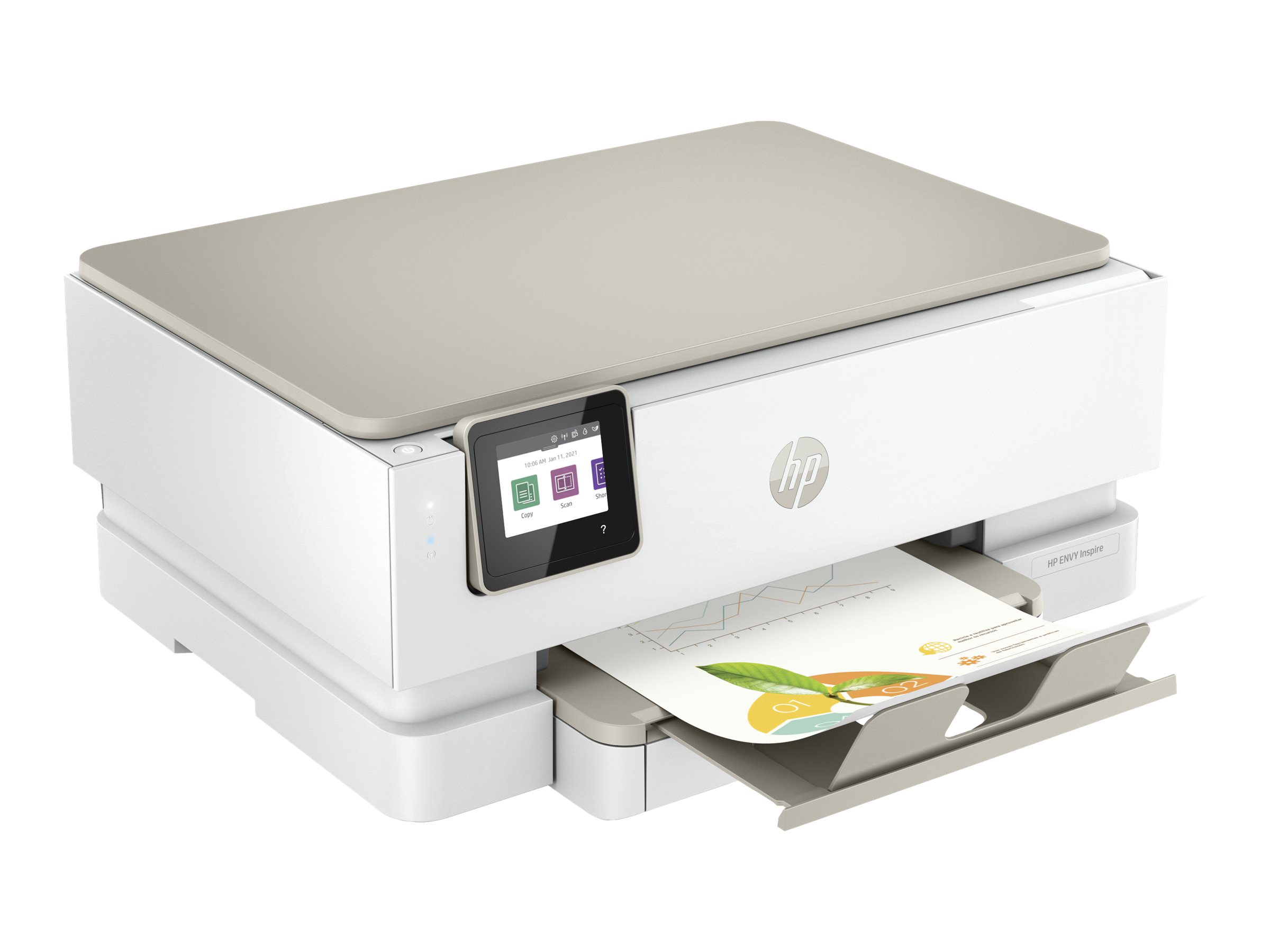 HP ENVY Inspire 7220e 3 in 1 Tintenstrahl-Multifunktionsdrucker beige, HP Instant Ink-fÃ¤hig
