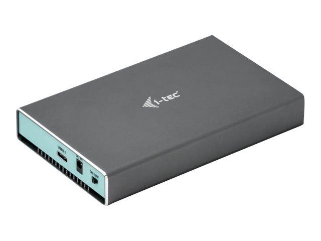 I-TEC USB-C 3.1/3.0 MySafe Festplattengehaeuse fuer 2x SATA M.2 Festplatten RAID 0/1/JBOD USB-C 3.1 Gen.2 bis zu 10Gbps Alugehaeuse