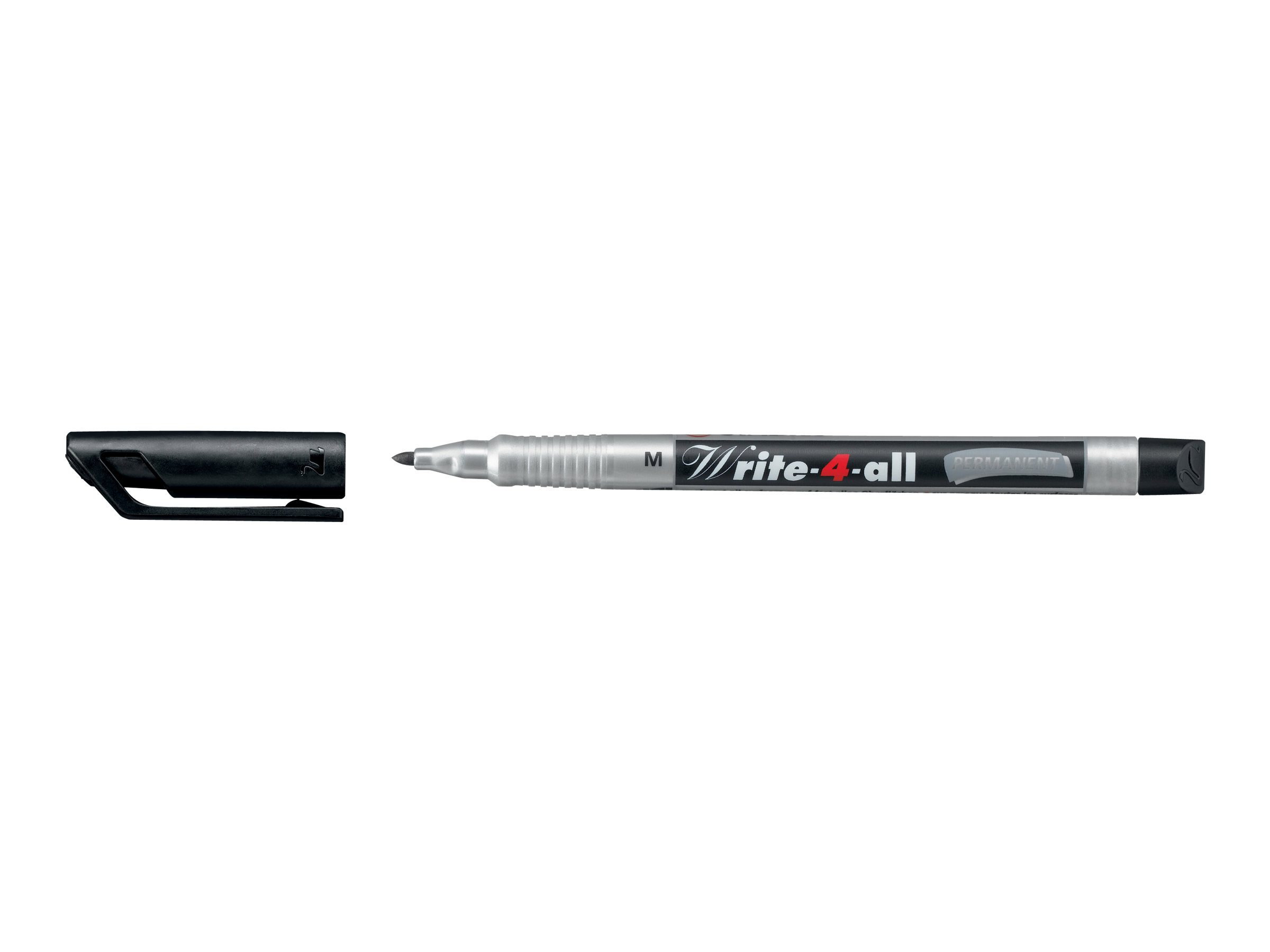 STABILO Write-4-all Permanentmarker schwarz 1,0 mm, 1 St. STABILO Write-4-all Permanentmarker schwarz 1,0 mm, 1 St.
