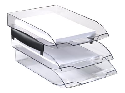 CEP Ice Black Briefablage schwarz-transparent DIN A4