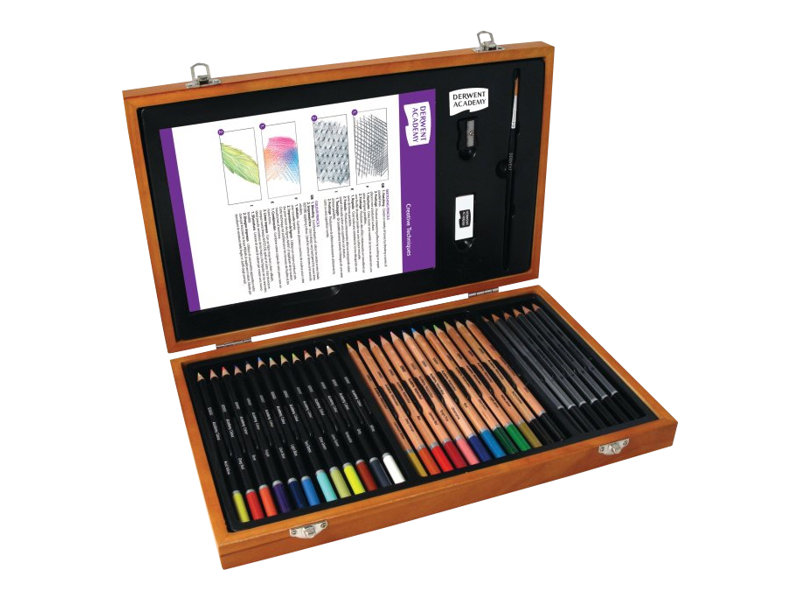 DERWENT Sketching Academy Bleistift-Set B, H, HB, 2H, 2B, 5H, 4H, 3H, 3B, 4B, 5B, 6B grau, 1 St. DERWENT Sketching Academy Bleistift-Set B, H, HB, 2H, 2B, 5H, 4H, 3H, 3B, 4B, 5B, 6B grau, 1 St.