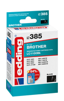 edding EDD-385 schwarz Druckerpatrone kompatibel zu brother LC-1100BK edding EDD-385 schwarz Druckerpatrone kompatibel zu brother LC-1100BK