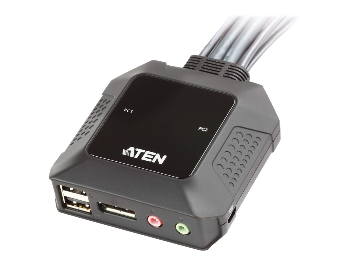 ATEN CS22DP 2-Port USB DisplayPort KVM Switch